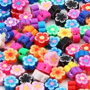 Fimo perler. Blomster. 8 mm. 90-100 stk.